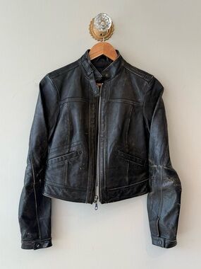 Vintage Gap 1969 Limited Edition leather moto jacket size M